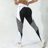 Colorblocked High Waist Leggings